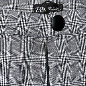 Zara pants plaid